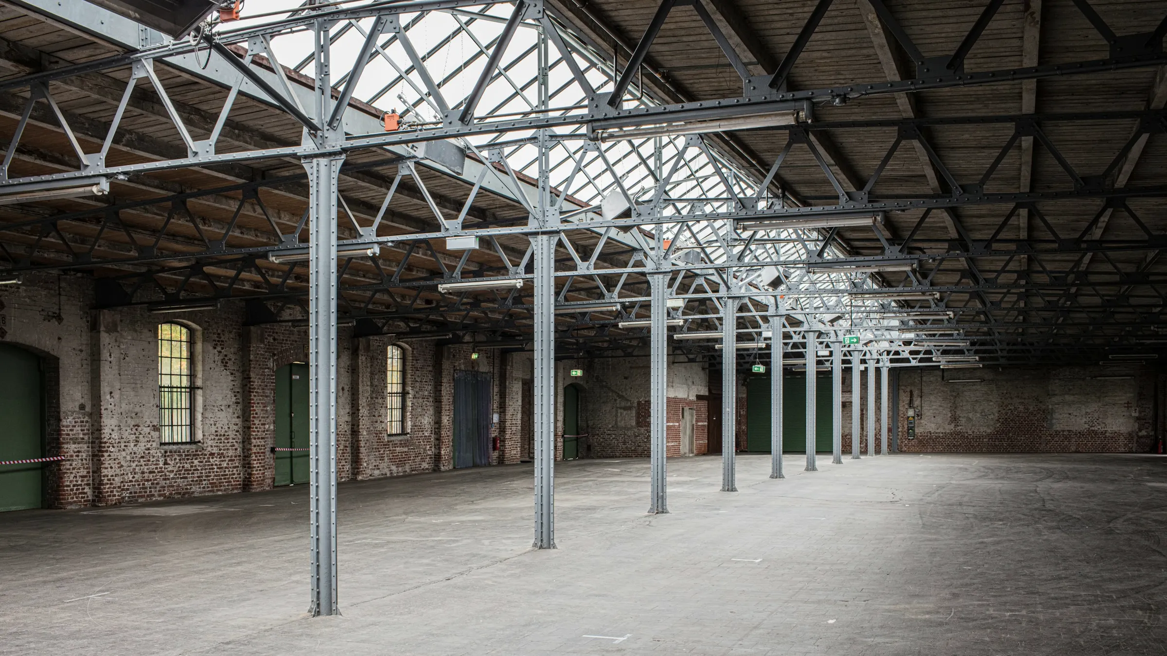 La halle réaménagée, travée par travée